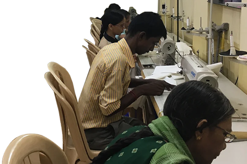 Participants in vocational training at a Capri Foundation livelihood programme